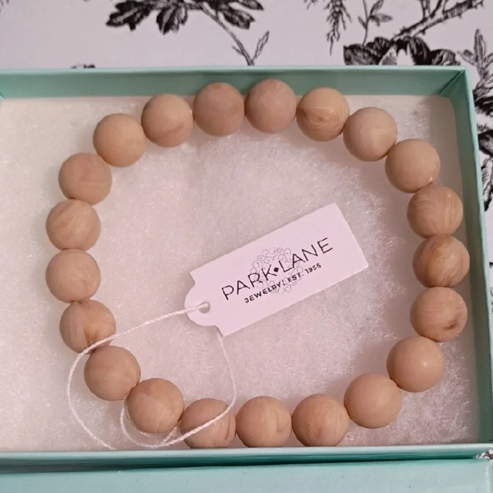 Park Lane Natural Wood Bead‎ Bracelet